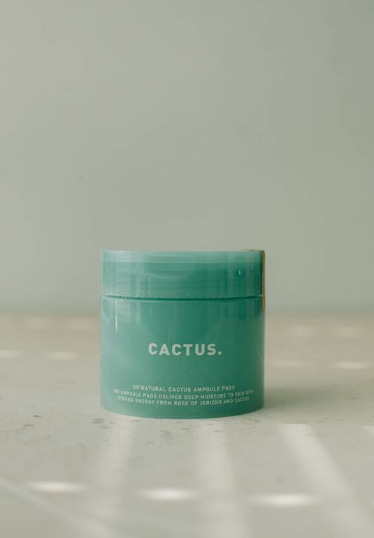 Освежающие пэды So Natural Cactus Ampoule Pads 40шт