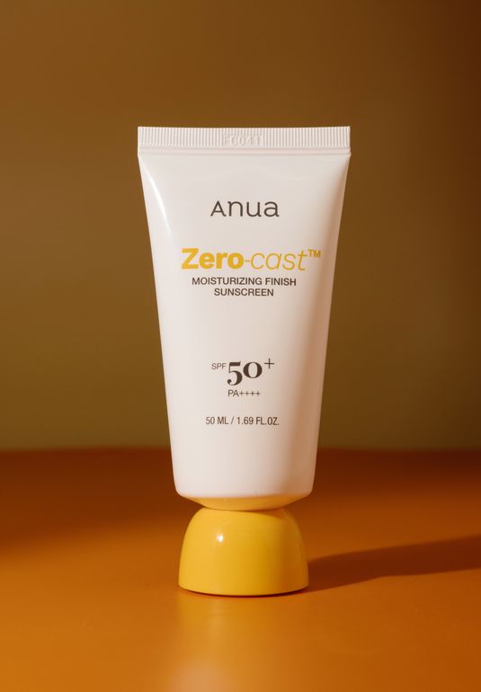 Солнцезащитный крем Anua Zero-Cast Moisturizing Finish Sunscreen SPF50+PA++++ 50мл