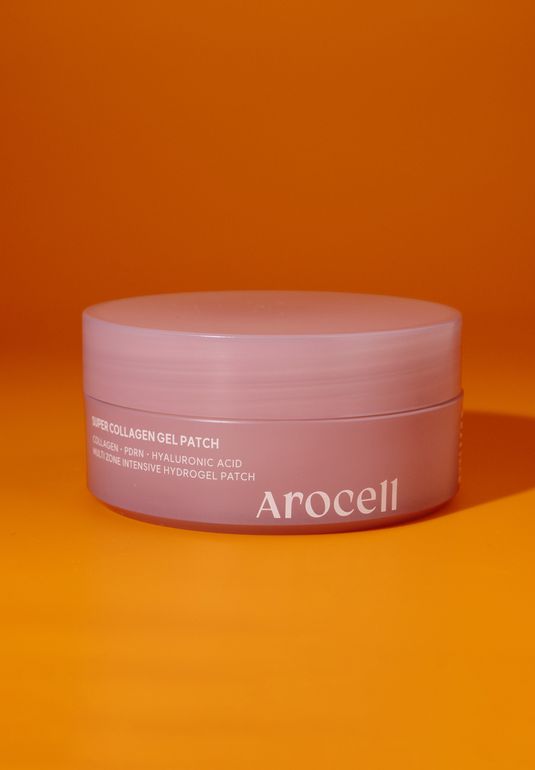 Коллагеновые гидрогелевые патчи c ПДРН и экзосомами Arocell Super Collagen Eye Gel Patch 60шт