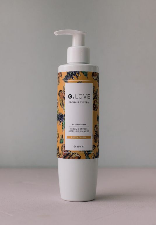Балансирующий мицеллярный шампунь G.LOVE Sebum Control Micellar Shampoo Fresh Ginger 250ml