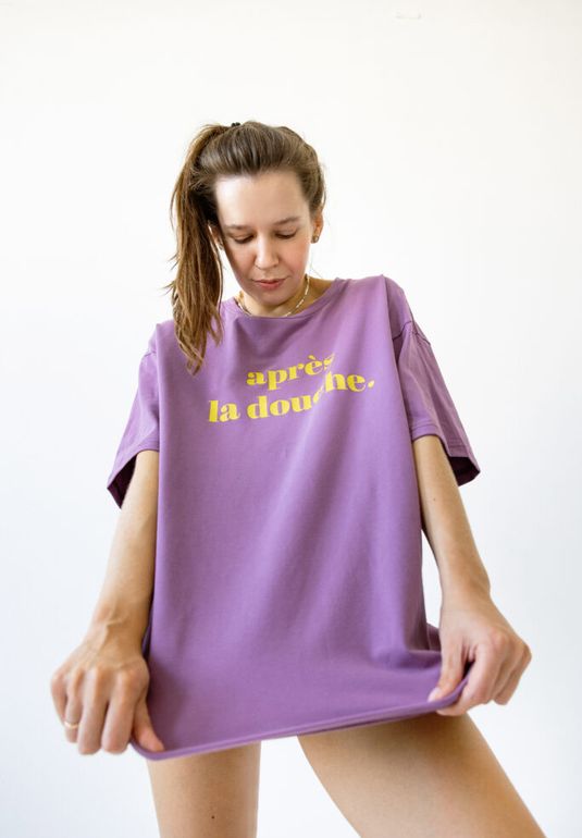Футболка овер après la douche