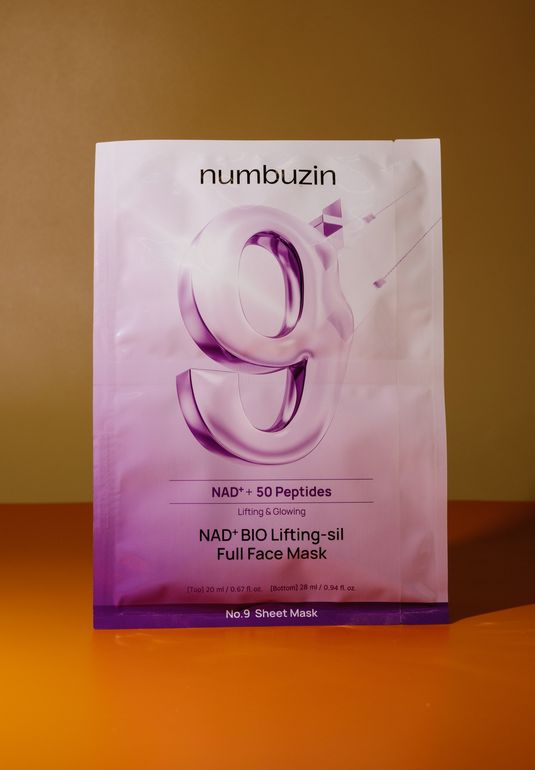 Лифтинг маска для лица numbuzin No.9 NAD Bio Lifting Full Cover Facial Mask 20ml+28ml