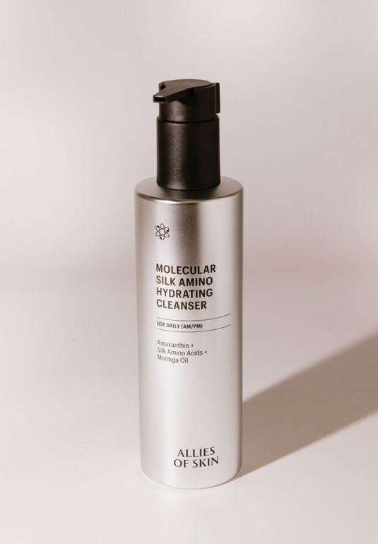 Очищающий гель с аминокислотами шелка ALLIES OF SKIN Molecular Silk Amino Hydrating Cleanser 250ml