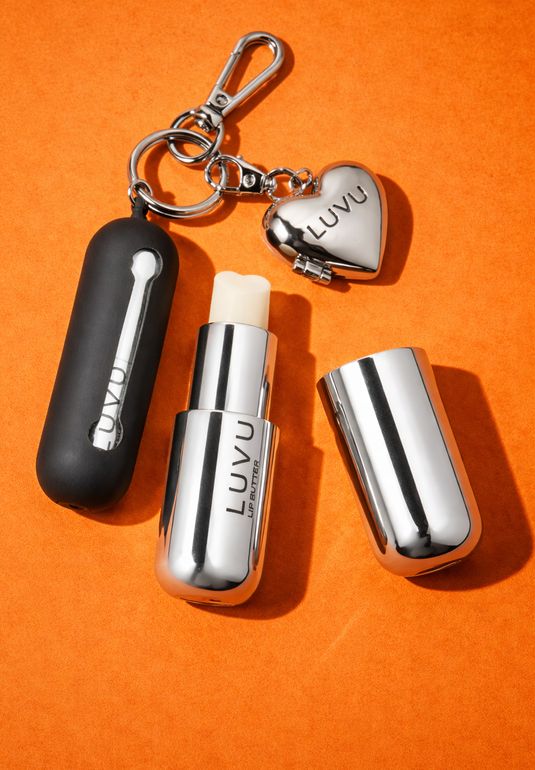 Питательная помада с брелком в наборе LUVU Lip Butter Set [Lemon Jam]