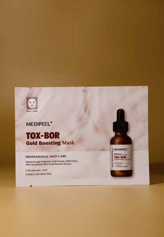 Питательная маска для повышения упругости кожи c золотом MEDI-PEEL Tox-Bor Gold Boosting Mask 25ml