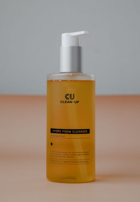 Увлажняющая гель-пенка для умывания CU Clean Up Hydro Foam Cleanser 250мл