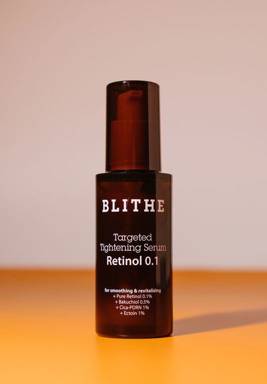 Подтягивающая сыворотка с ретинолом BLITHE Targeted Tightening Serum Retinol 0,1% 30ml