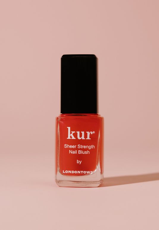 Румяна для ногтей Маков цвет Londontown Kur Sheer Strength Nail Blush Poppy 12мл