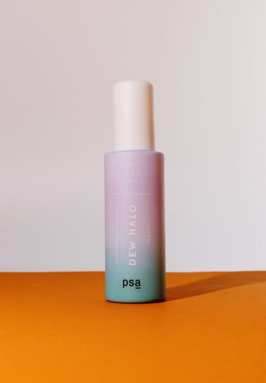 Мист для сияния с ниацинамидом и экстрактом черники PSA DEW HALO: Niacinamide & Blackberry Glow Mist 50мл