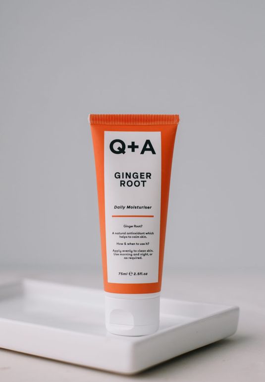 Почти даром// Крем для лица на основе корня имбиря Q+A Ginger Root Daily Moisturizer 75 мл