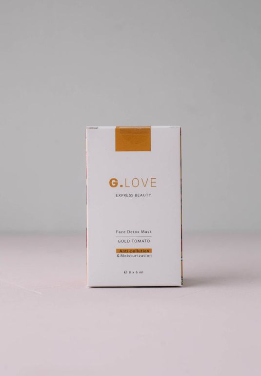 Почти даром// Маска-детокс для лица c золотом G.LOVE Face Detox Mask Gold Tomato 8*6мл