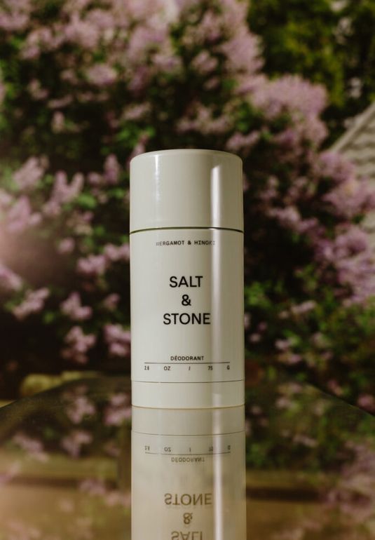 Стойкий дезодорант-стик Bergamot&Hinoki Salt&Stone Extra-Strength Aluminum-Free Deodorant 75g