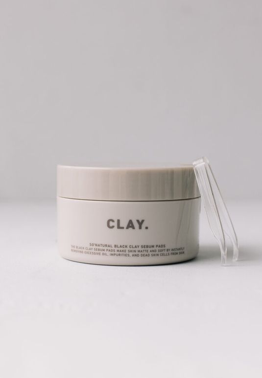 Пэды для контроля себума So Natural Black Clay Sebum Pads 70шт /75ml