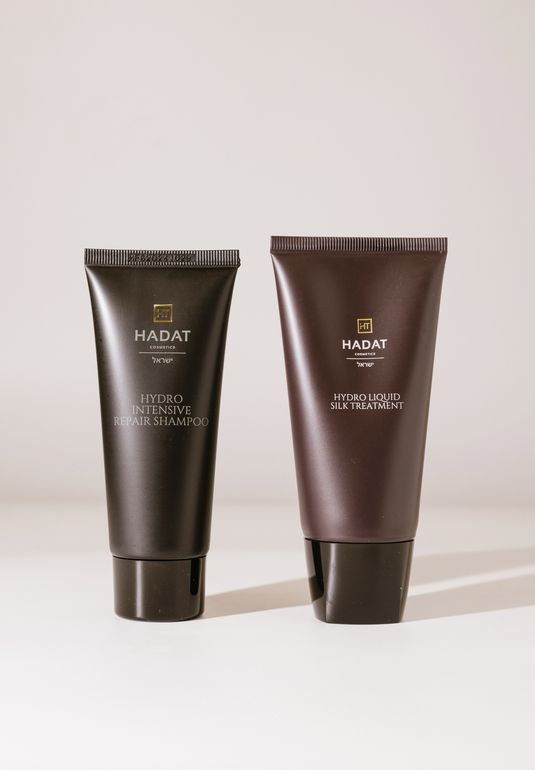 Набор для восстановления и ухода за волосами HADAT Hydro Intensive Repair Shampoo 70ml + Hydro Liquid Silk Treatment 70ml