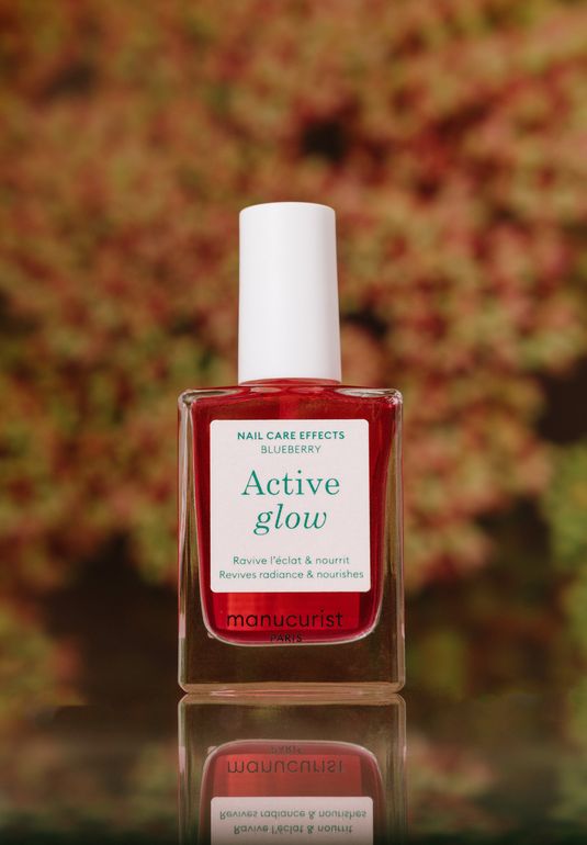 Ухаживающий тинт для ногтей manucurist Paris Active Glow [Blueberry] 15ml