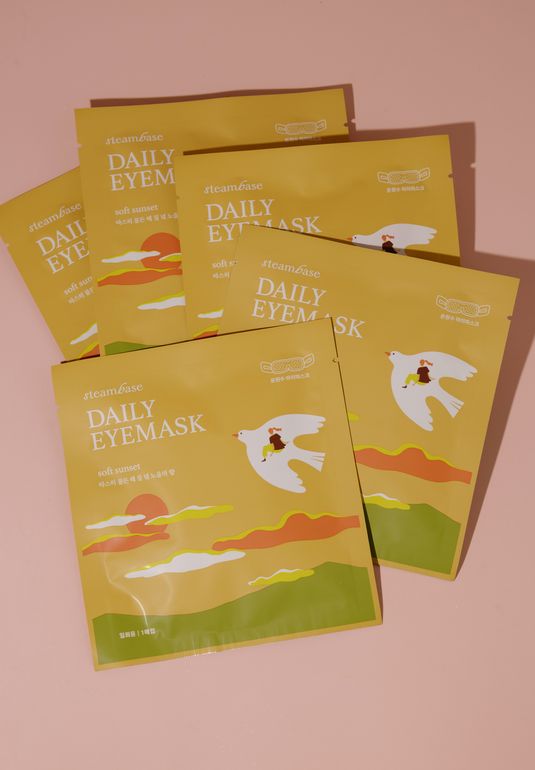 Набор паровых масок для глаз Steambase Daily Eyemask [Soft Sunset] 5*50г