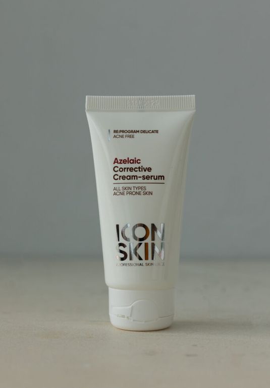 Корректирующая крем-сыворотка на основе 10% азелаиновой кислоты ICON SKIN Azelaic Corrective Cream-Serum 50ml