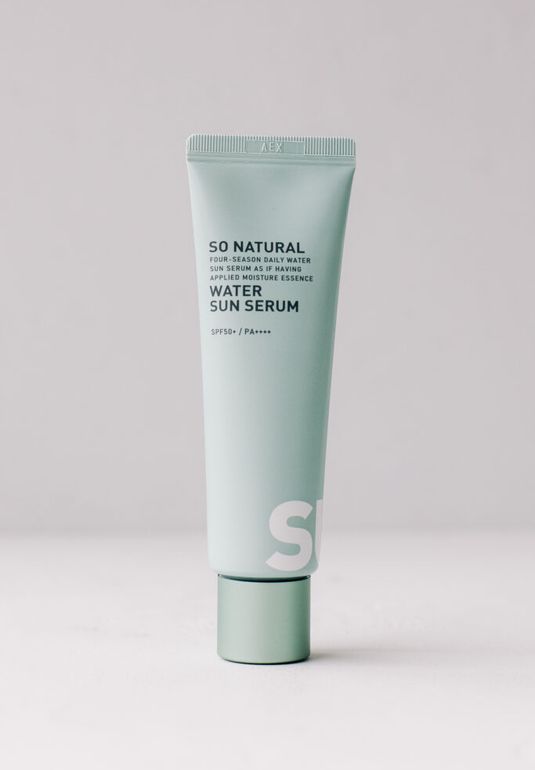 Солнцезащитная сыворотка с сияющим финишем и эффектом увлажненной кожи So Natural Uv Pro Water Sun Serum 50ml
