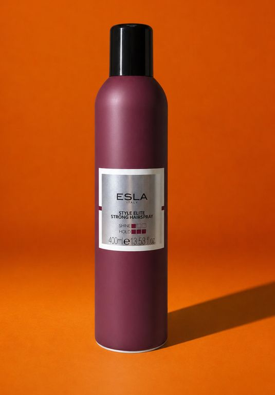 Лак для волос сильной фиксации ESLA Italy Style Elite Strong Hairspray 400мл 