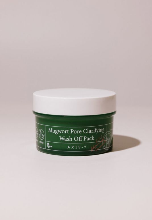 Очищающая глиняная маска для лица AXIS-Y Mugwort Pore Clarifying Wash Off Pack 100ml