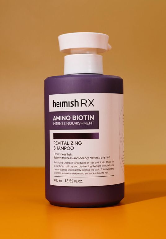 Питательный шампунь для объема HEIMISH RX Amino Biotin Revitalizing Shampoo 400ml