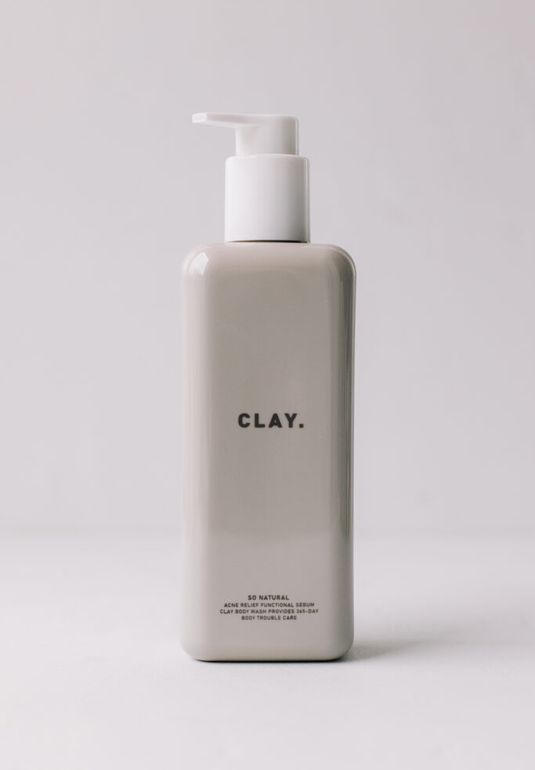 Гель для душа с зеленой глиной для работы с воспалениями So Natural Green Clay Acne Body Wash 300ml