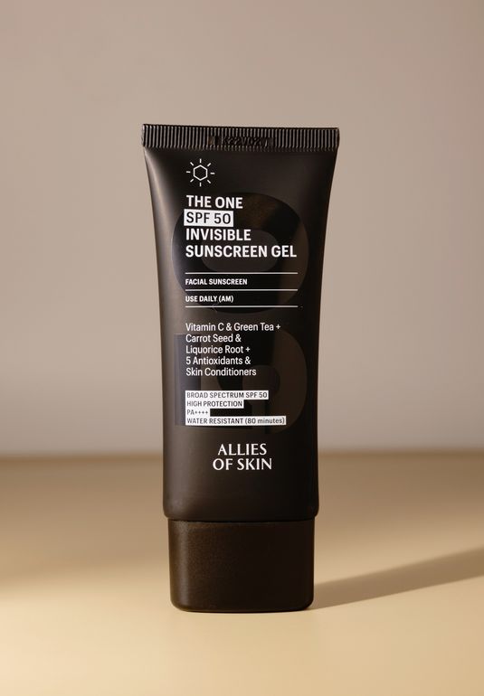 Невидимый солнцезащитный гель SPF50 ALLIES OF SKIN The One SPF50 Invisible Sunscreen Gel 50мл