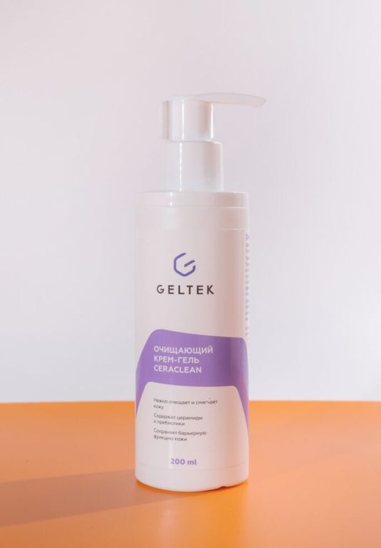 Очищающий крем-гель Geltek Ceraclean 200мл