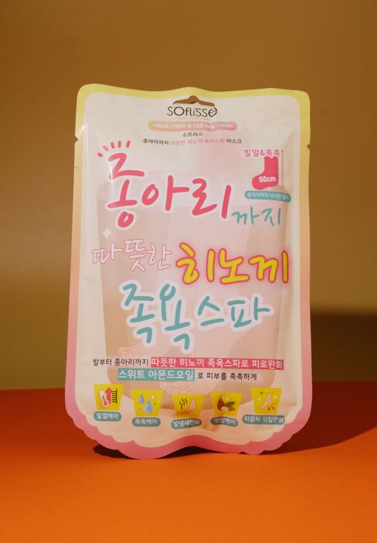 Согревающая маска для ног soflisse Hinoki Foot & Leg Spa Mask 60g