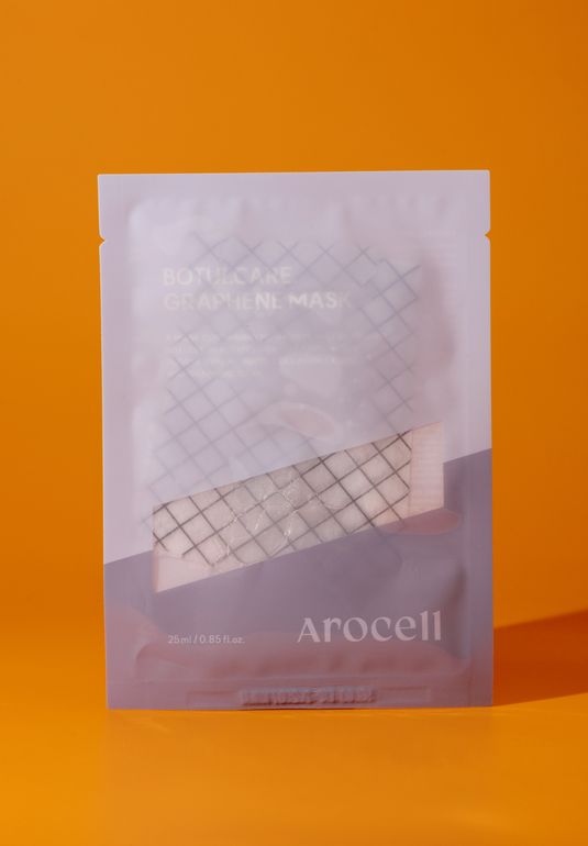 Графеновая маска с ботулином и низкомолекулярным коллагеном Arocell Botulcare Graphene Mask 25g