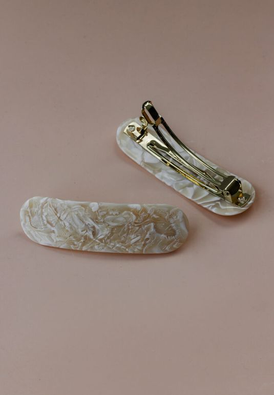 Заколка с орнаментом, Пломбир HAIRMATES