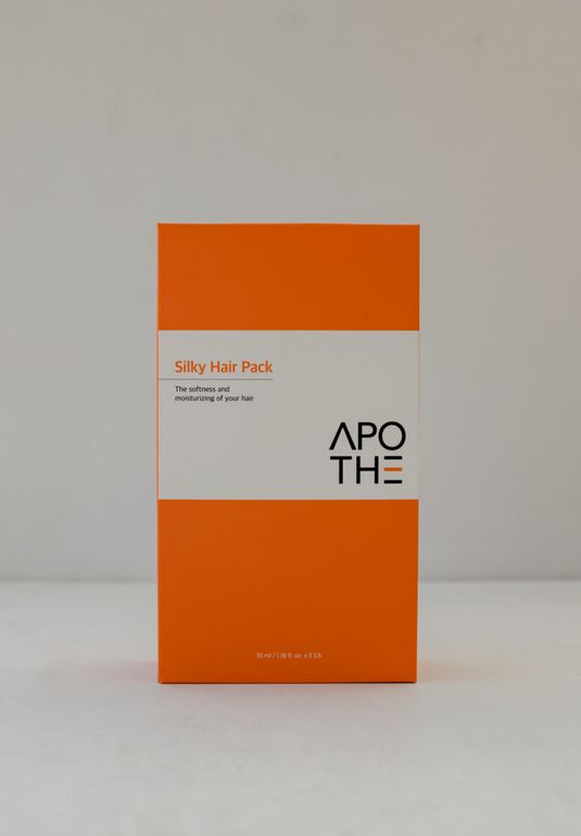 Маска-шапочка для гладкости волос APOTHE Silky Hair Pack 35ml*5шт