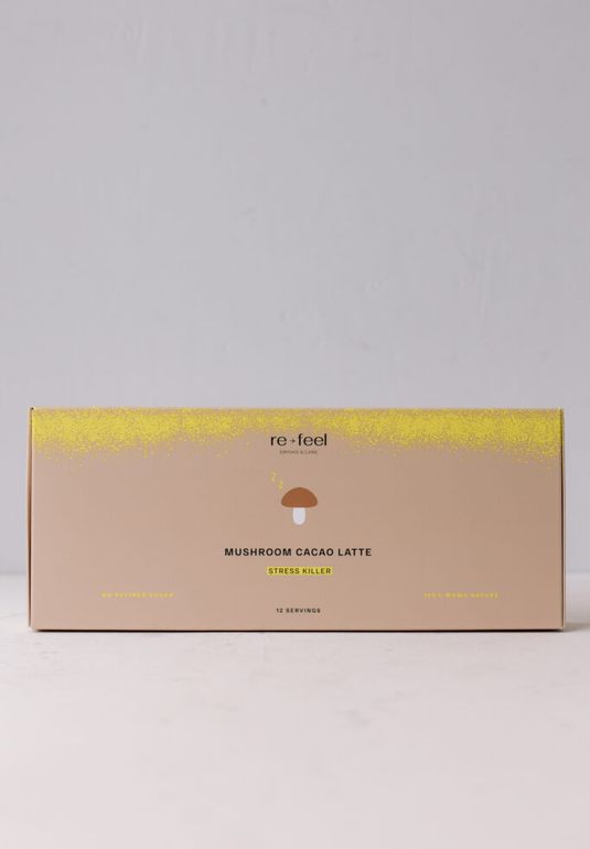 Растворимый какао латте Re-feel Mushroom Cacao Latte 12 саше