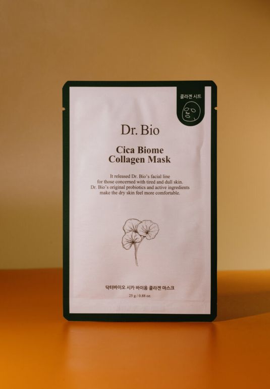 Восстанавливающая тканевая маска с коллагеном Dr. Bio Cica Biome Collagen Mask 25g
