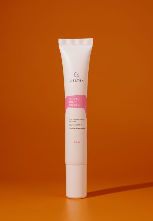 CC-крем для лица с тонирующим эффектом Geltek СС-крем Smart Color SPF25 01 20мл
