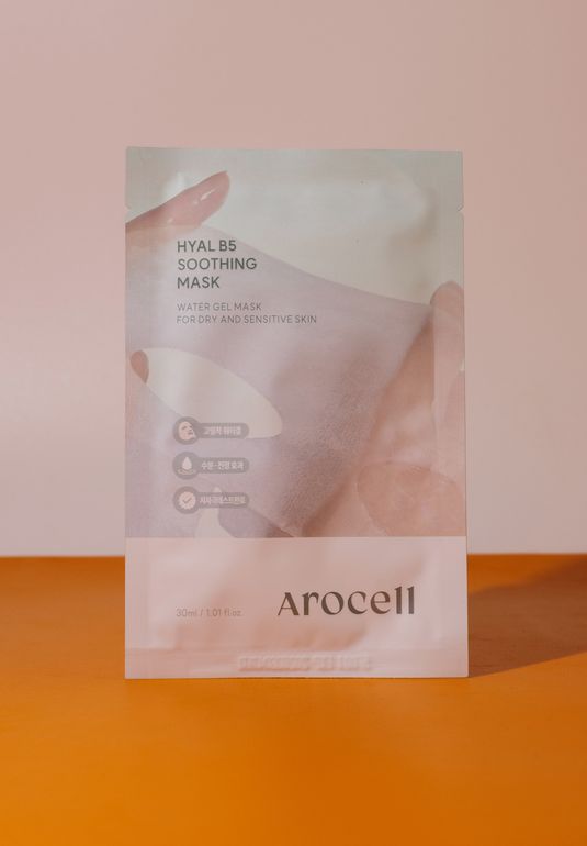 Увлажняющая маска для сияния с гиалуроновой кислотой Arocell Hyal B5 Soothing Mask 30ml