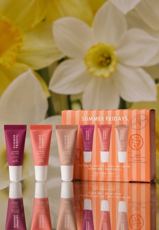 Дорожный набор легендарных бальзамов для губ Summer Fridays The Sweet Summer Minis Lip Butter Balm Trio Set 3*5г