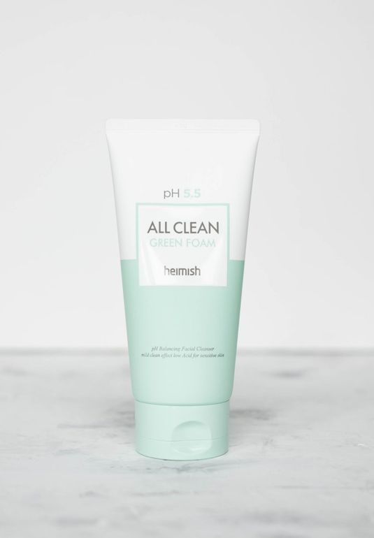 Мягкая очищающая гель-пенка HEIMISH All Clean Green Foam 150мл