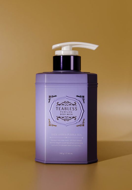 Парфюмированный гель для душа «Амбра, Шалфей» Teabless Sage Amber Purple Tea Perfume Body Wash 500g