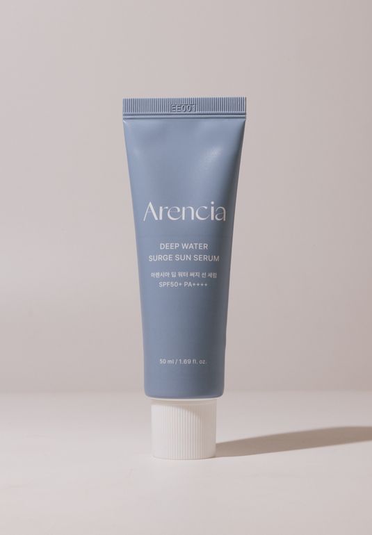 Санскрин на основе ПДРН и пептидов Arencia Deep Water Surge Sun Serum SPF50+ PA++++ 50ml