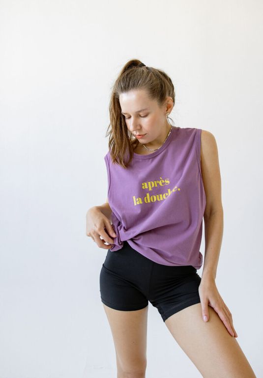 Майка après la douche