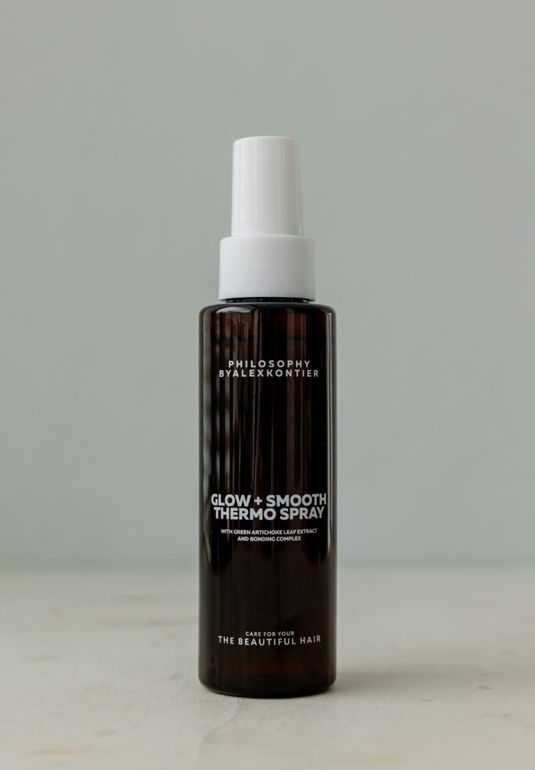 Термозащитный спрей для блеска и гладкости волос Philosophy By Alex Kontier Glow+Smooth Thermo Spray 110ml