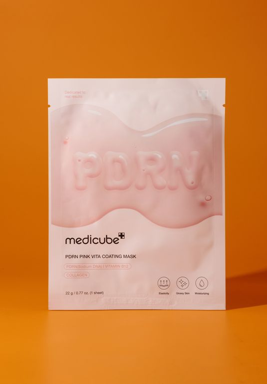 Тканевая маска с PDRN для сияния medicube PDRN Pink Vita Coating Mask 22г