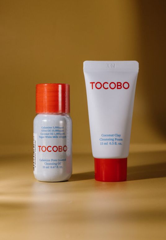 Набор миниатюр для очищения TOCOBO Double Cleansing Mini Duo (15ml + 20ml)