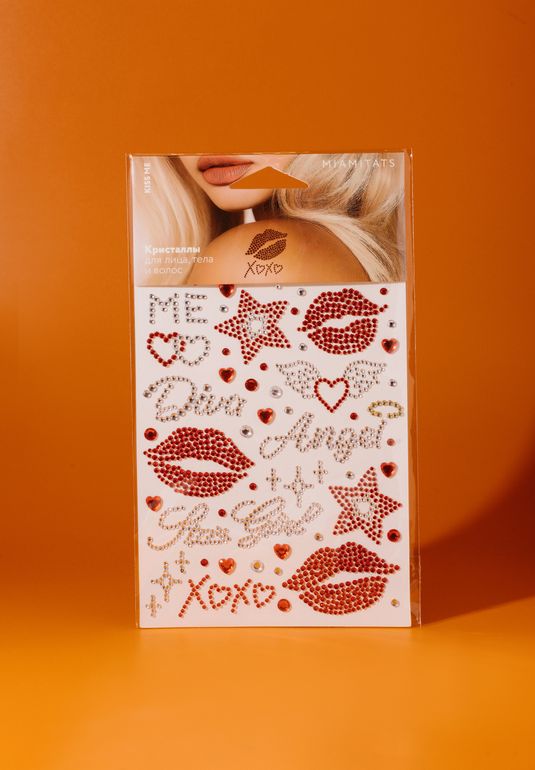 Кристаллы на клейком слое CRYSTAL Kiss me MIAMITATS