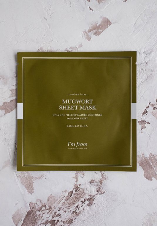 Маска тканевая с экстрактом полыни I'm from Mugwort Sheet Mask 20g 