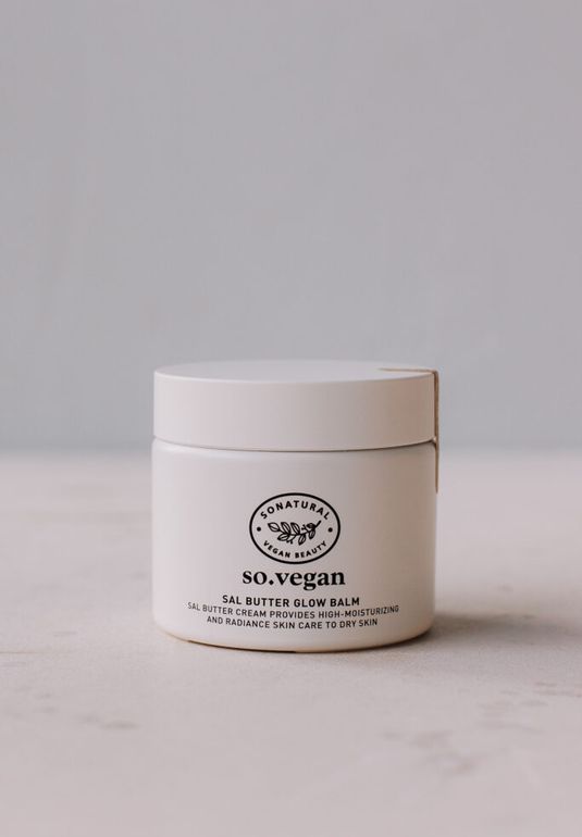 Сливочный бальзам с эффектом сияния So Natural So Vegan Sal Butter Glow Balm 70ml