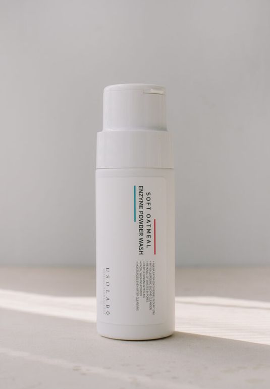 Энзимная пудра с мукой зерен овса USOLAB Soft Oatmeal Enzyme Powder Wash 50g