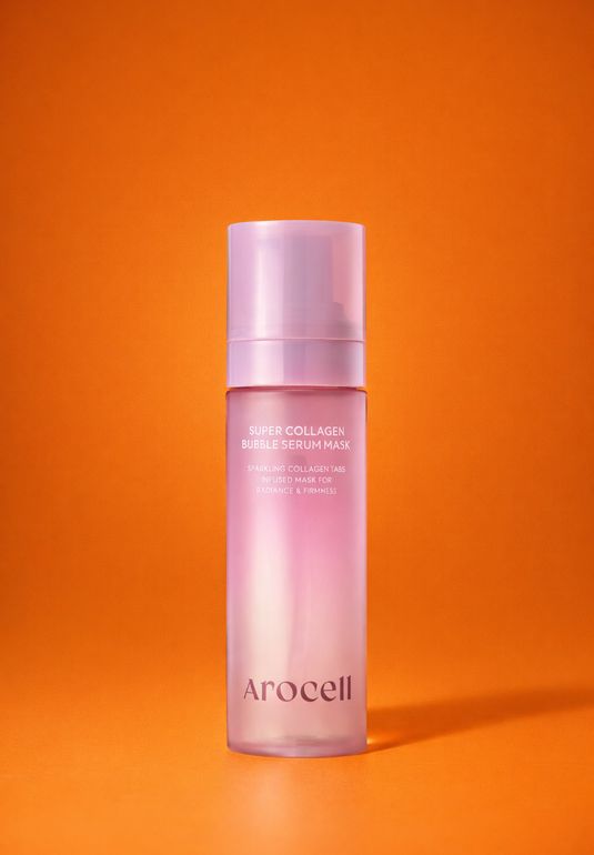 Коллагеновая маска-сыворотка Arocell Super Collagen Bubble Serum Mask 90мл 