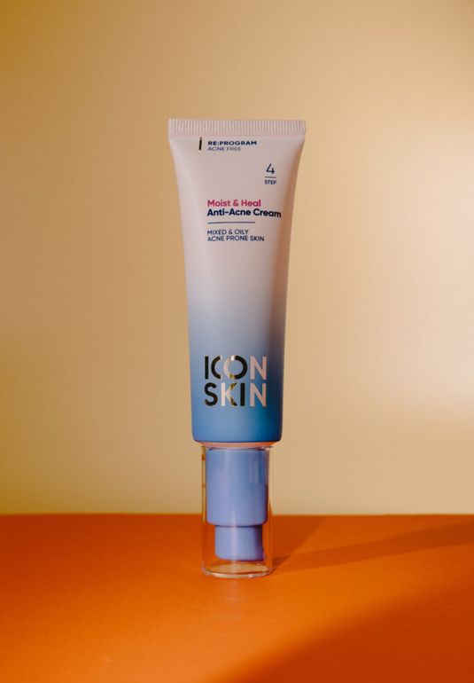 Увлажняющий крем для кожи, склонной к акне ICON SKIN Moist & Heal Anti-Acne Cream 50ml